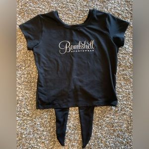 Bombshell sportswear crop top size small